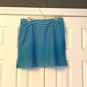 Ladies EP Pro teal golf skirt